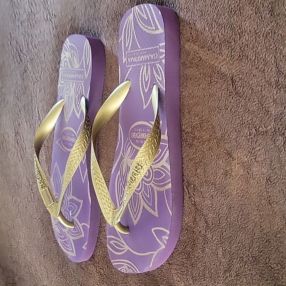 HAVAIANAS Purple Flip Flops/Sandals - Picture 4 of 8